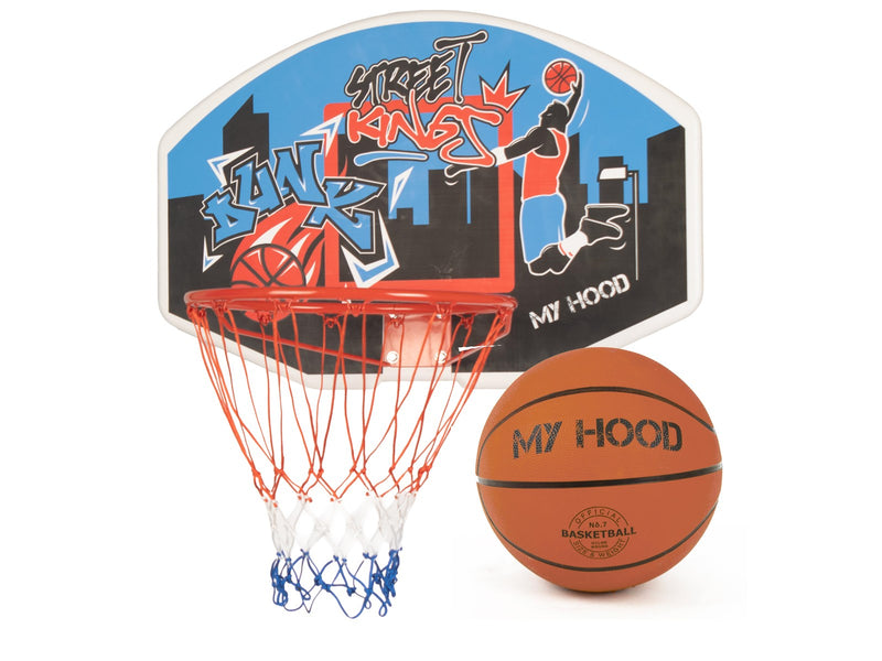 My Hood Basketball Hoop on backboard incl. ball