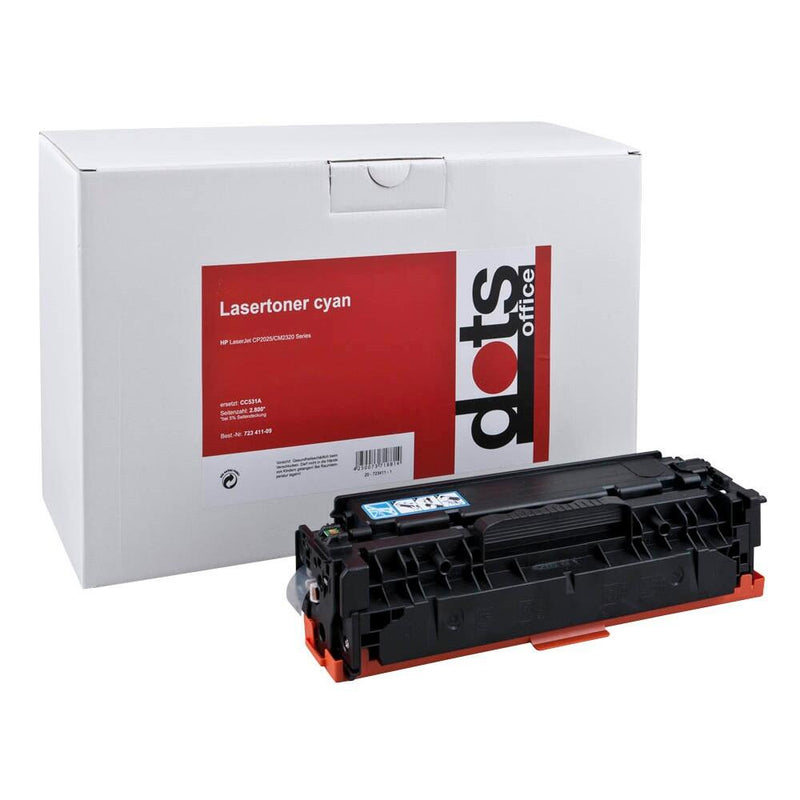 dots Toner kompatibel zu HP 304A (CC531A) cyan