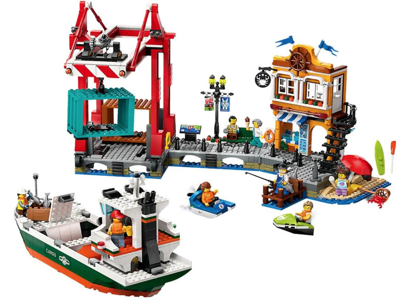LEGO® City Hafen mit Frachtschiff 60422