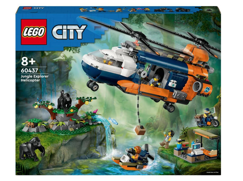 LEGO® City Dschungelforscher-Hubschrauber 60437