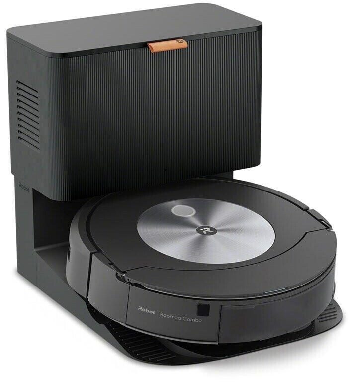 iRobot Roomba j7+ Combo Saug-und Wischroboter, Schwarz
