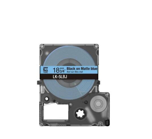 Epson LabelWorks LK-4LBJ - Schwarz auf Mattblau - Rolle (1,2 cm x 8 m) 1 Kassette