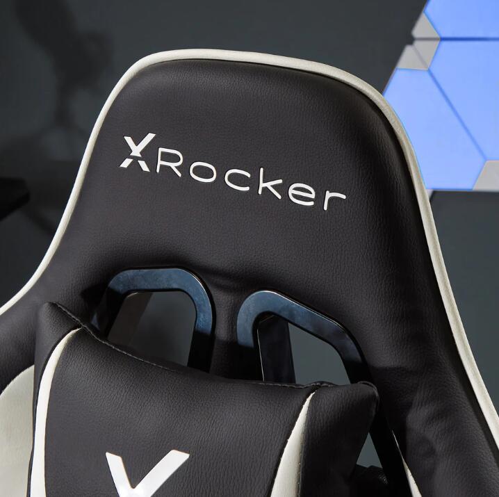 X Rocker Agility Compact eSports - Gaming-Bürodrehstuhl für Kinder & Teenager - blau/schwarz