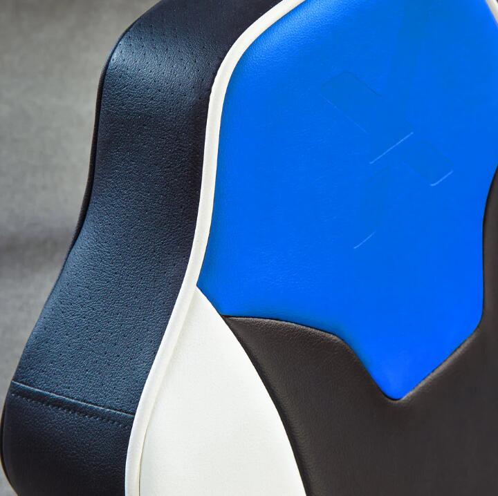 X Rocker Shadow 2.0 Floor Rocker Gaming-Bodensessel für Kinder & Jugendliche mit Audiosystem - schwarz/blau