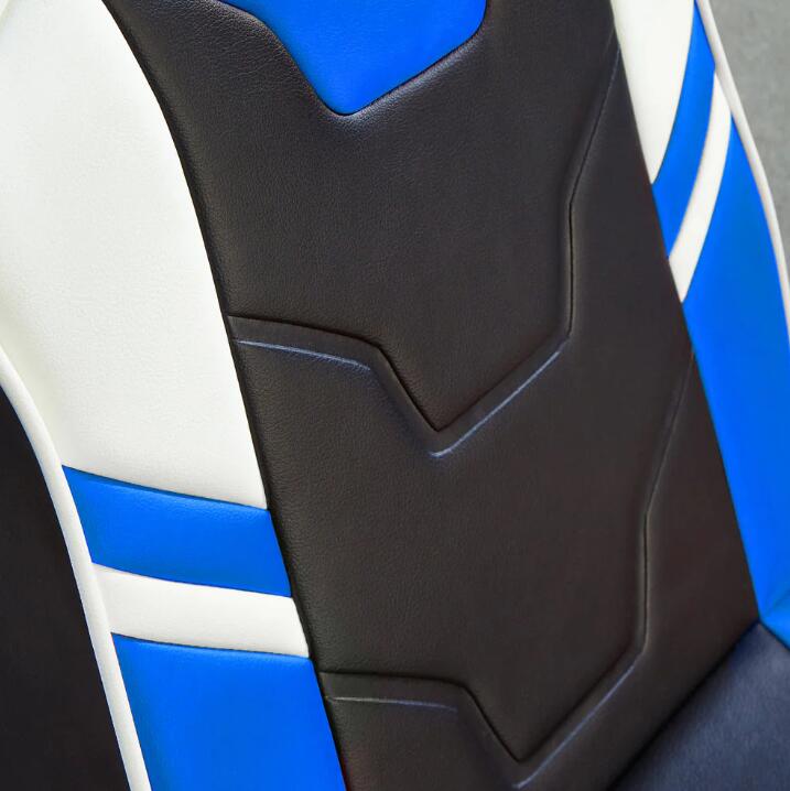 X Rocker Shadow 2.0 Floor Rocker Gaming-Bodensessel für Kinder & Jugendliche mit Audiosystem - schwarz/blau