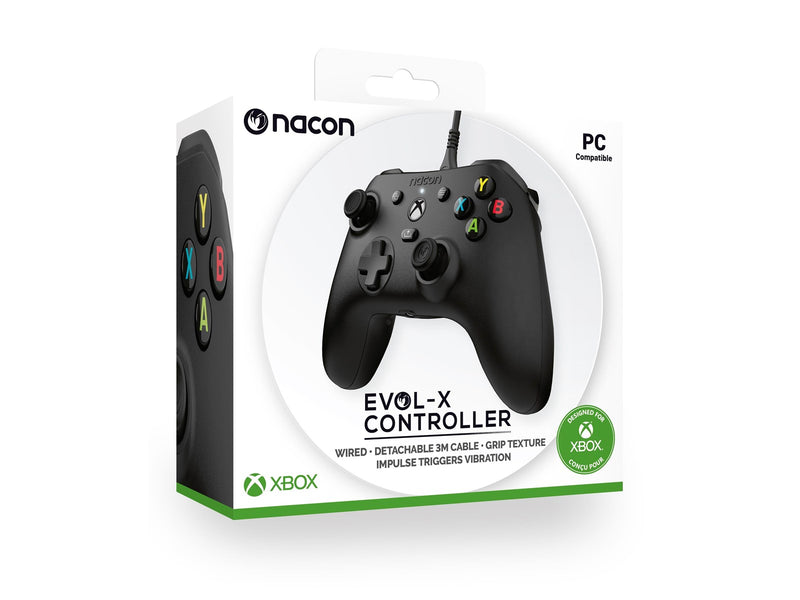 NACON Wired Evol-X Official Controller - Black - Wired Controller - Microsoft Xbox Series S