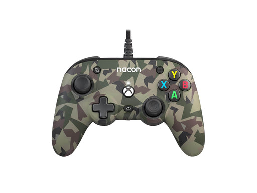 NACON Wired Pro Compact Controller Green Camo - Wired Controller - Microsoft Xbox One
