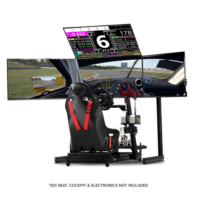 Next Level Racing® Elite Freestanding Quad Monitor Stand - Black Edition