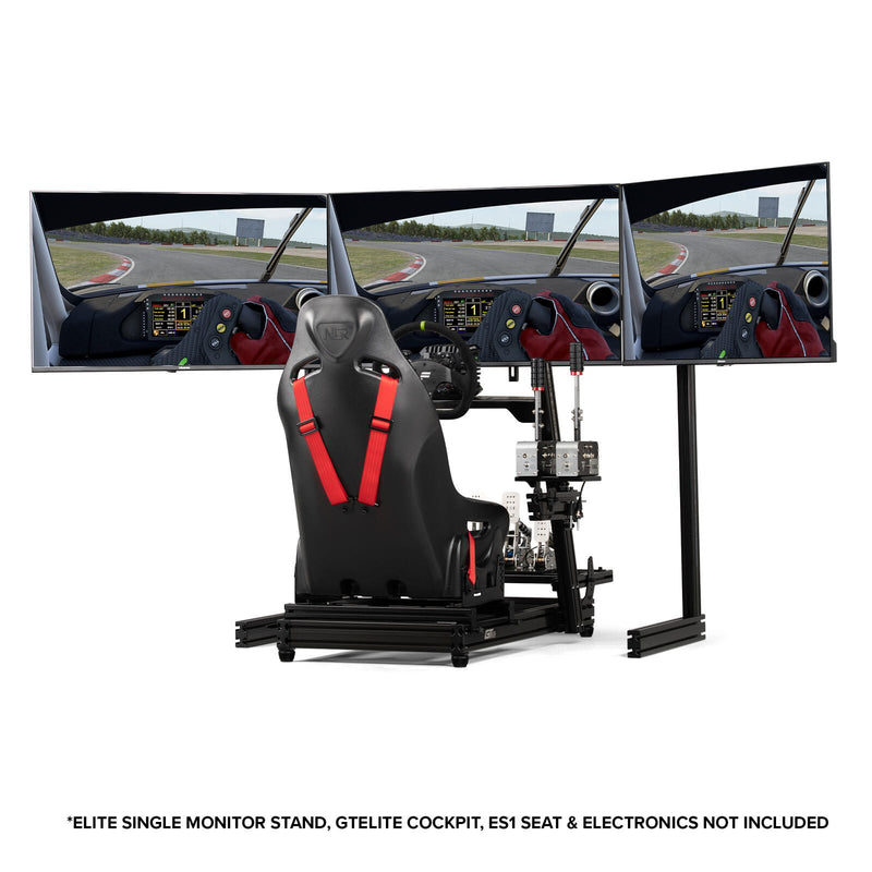 Next Level Racing® Elite Freestanding Triple Monitor Stand Add-On - Black Edition