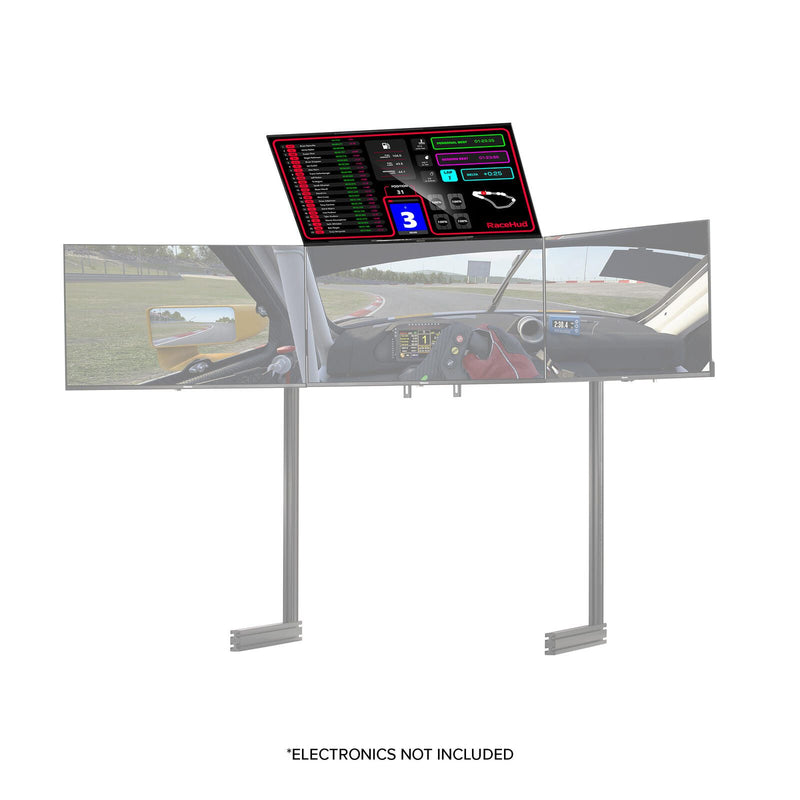 Next Level Racing® Elite Freestanding Overhead Quad Monitor Stand - Black Edition