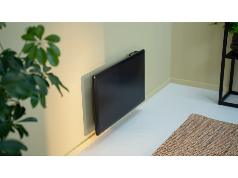 NOBØ Electric heating panel Top 40 cm 1000W 230V Black