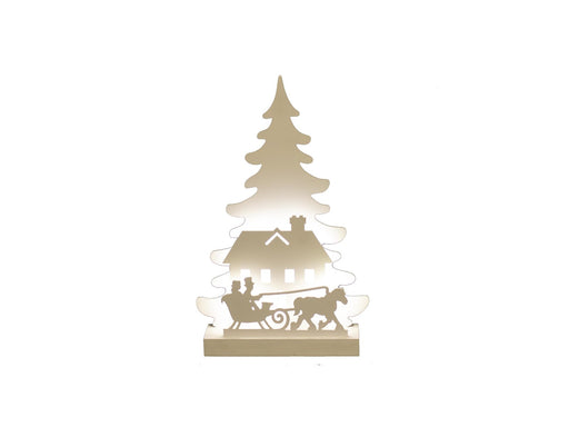 NORDIC WINTER Christmas silhouette 3D LED - Sleigh