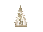NORDIC WINTER Christmas silhouette 3D LED - Snowman