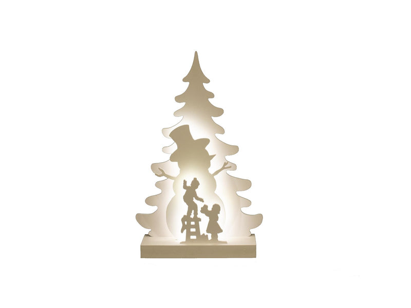 NORDIC WINTER Christmas silhouette 3D LED - Snowman