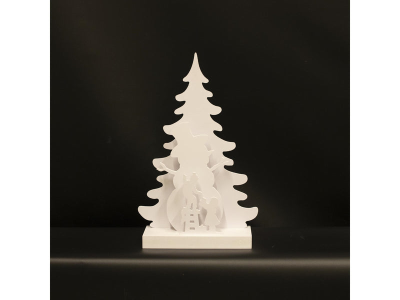 NORDIC WINTER Christmas silhouette 3D LED - Snowman