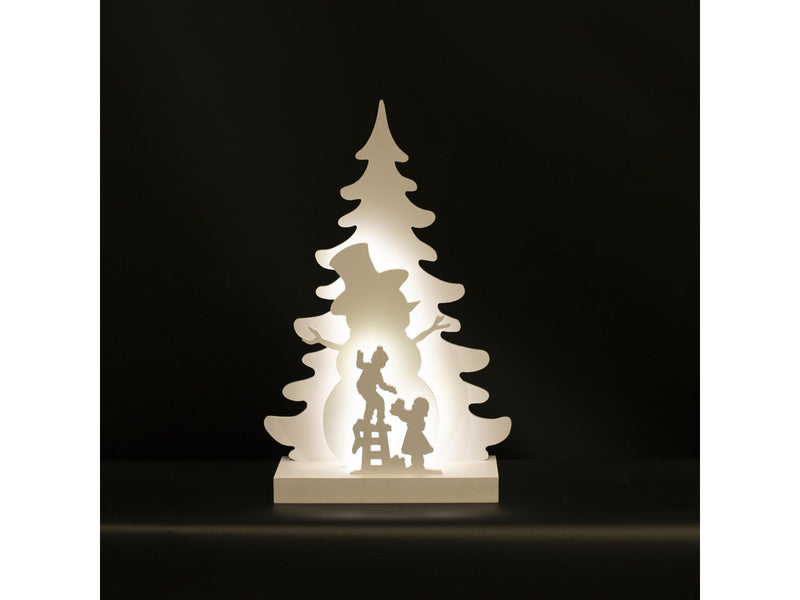 NORDIC WINTER Christmas silhouette 3D LED - Snowman