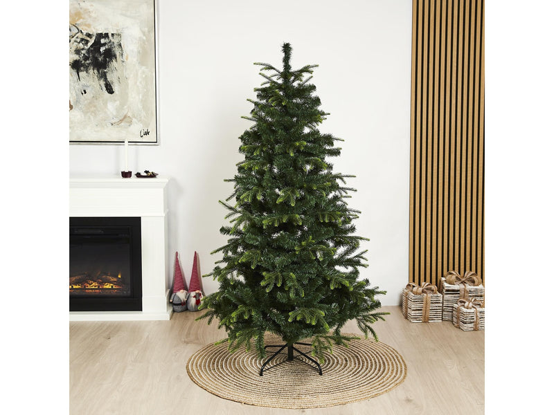 NORDIC WINTER Christmas tree artificial PE/PVC - 140x96 cm - ”ALVA” class A