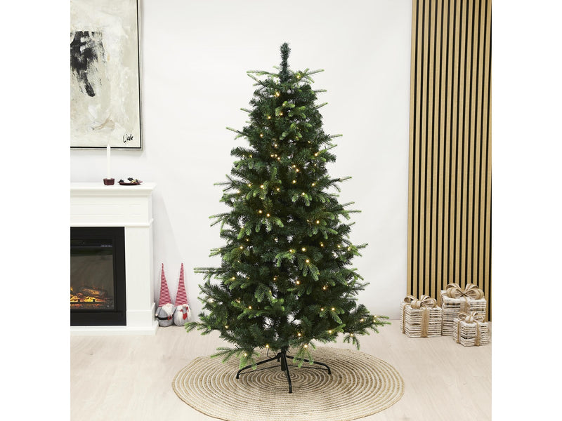 NORDIC WINTER Christmas tree artificial PE/PVC - 200x134 cm - "VIGA" Class A