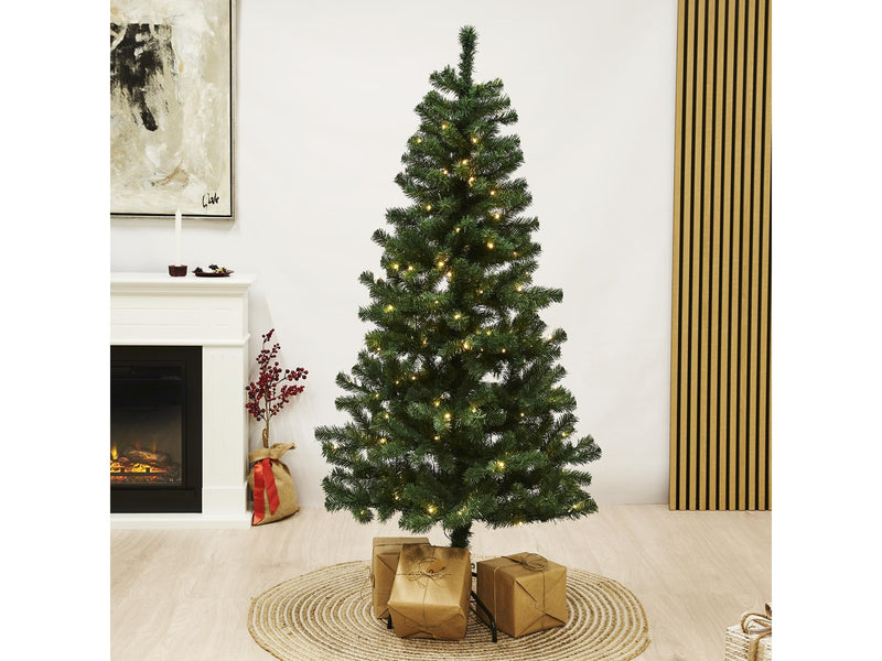 NORDIC WINTER Christmas tree artificial PVC - 200X106 cm - "ALEX" Class B