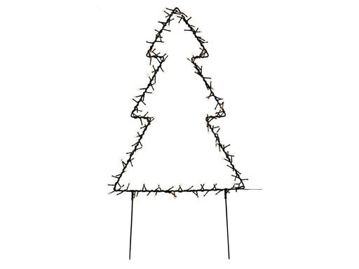 NORDIC WINTER Metal christmas tree - 75 cm 130 LED lights