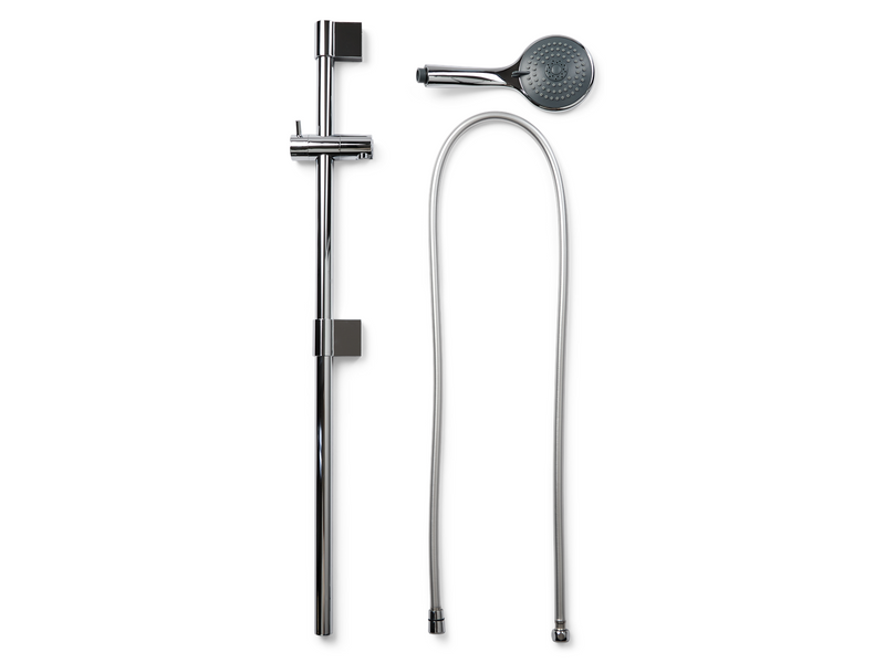 NORH Aldis shower bar set 3 spray chrome