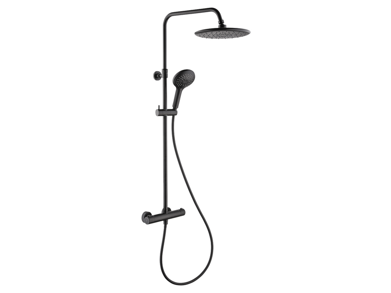 NORH Erika overhead shower set 1 & 3 sprays black