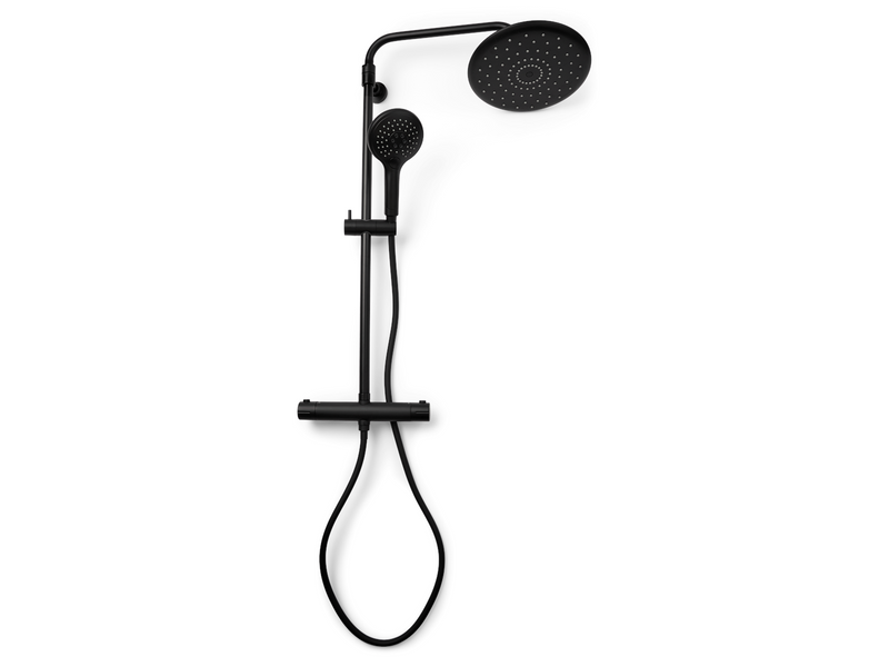 NORH Erika overhead shower set 1 & 3 sprays black