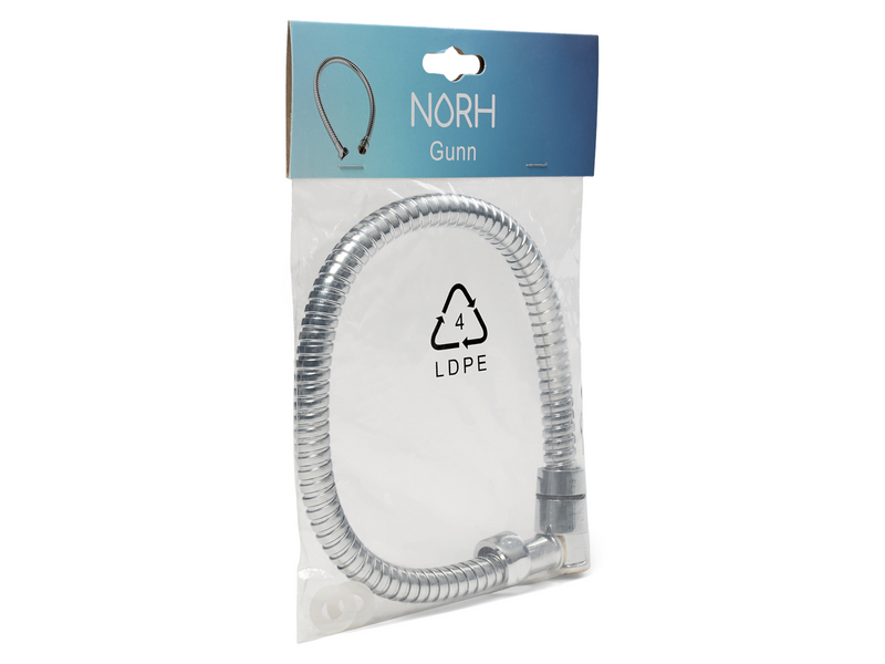NORH Gunn shower hose 500 mm 1/2"x1/2" chrome