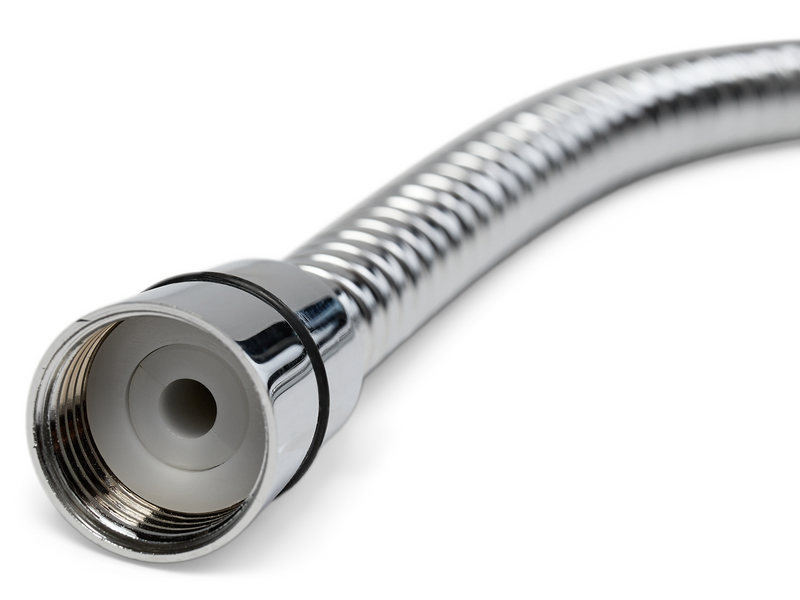 NORH Hildur shower hose 2 meters steel chrome