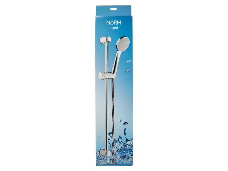 NORH Ingrid shower bar set 1 spray chrome