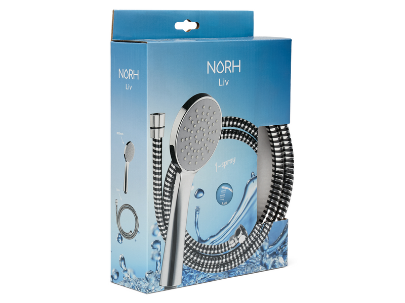 NORH Liv shower set 1 spray chrome