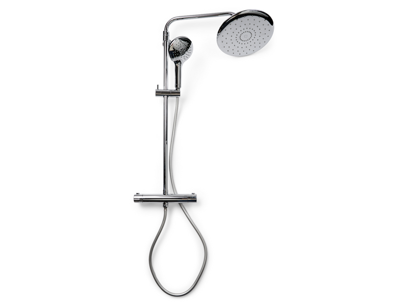 NORH Thora overhead shower set 1 & 3 sprays chrome