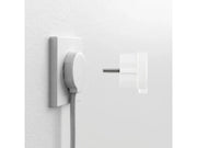 NORM F Flacher Stecker, Mattweiß (Schuko-Standard)