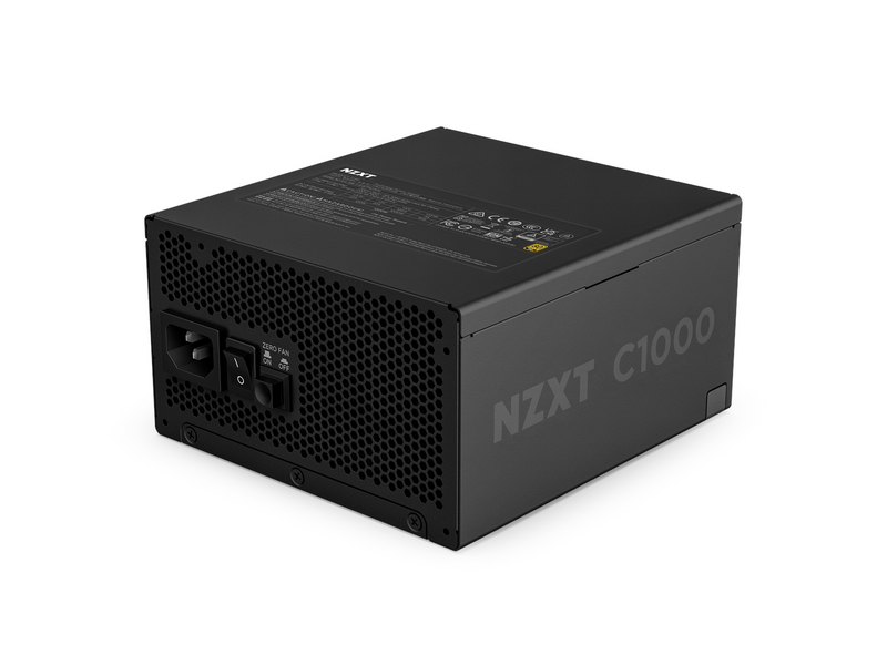 NZXT C-Series C1000 (2024) Black Netzteile - 1000 Watt - 135 mm - ATX 3.1 - 80 Plus Gold zertifiziert