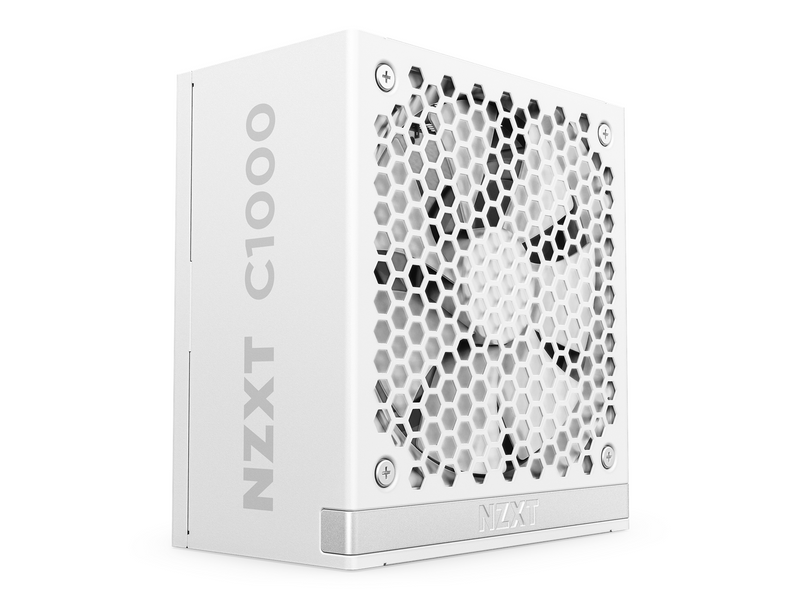 NZXT C-Series C1000 (2024) White Netzteile - 1000 Watt - 135 mm - ATX 3.1 - 80 Plus Gold zertifiziert