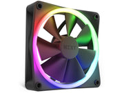 NZXT F120 RGB - Black - Gehäuselüfter - 120mm - Schwarz mit RGB LED - 28 dBA