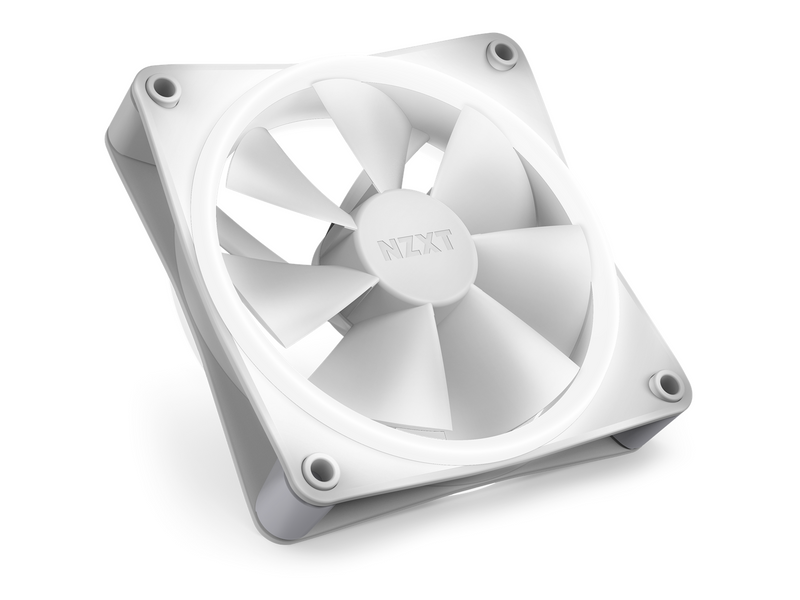 NZXT F120 RGB DUO 3-pack & RGB Controller - White - Gehäuselüfter - 120mm - Weiß mit RGB LED - 29 dBA