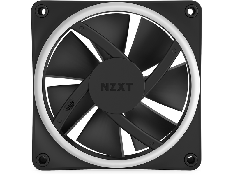 NZXT F120 RGB DUO - Black - Gehäuselüfter - 120mm - Schwarz mit RGB LED - 29 dBA
