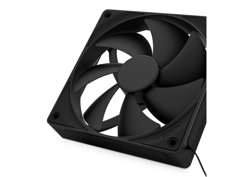 NZXT F120P V2 - Static Pressure - Gehäuselüfter - 120mm - Schwarz - 30 dBA
