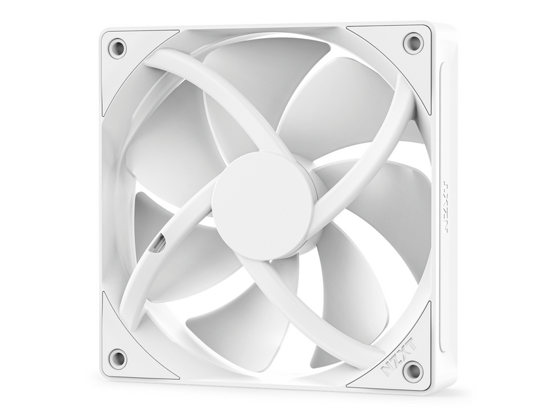 NZXT F120P V2 - Static Pressure - Gehäuselüfter - 120mm - Weiß - 30 dBA