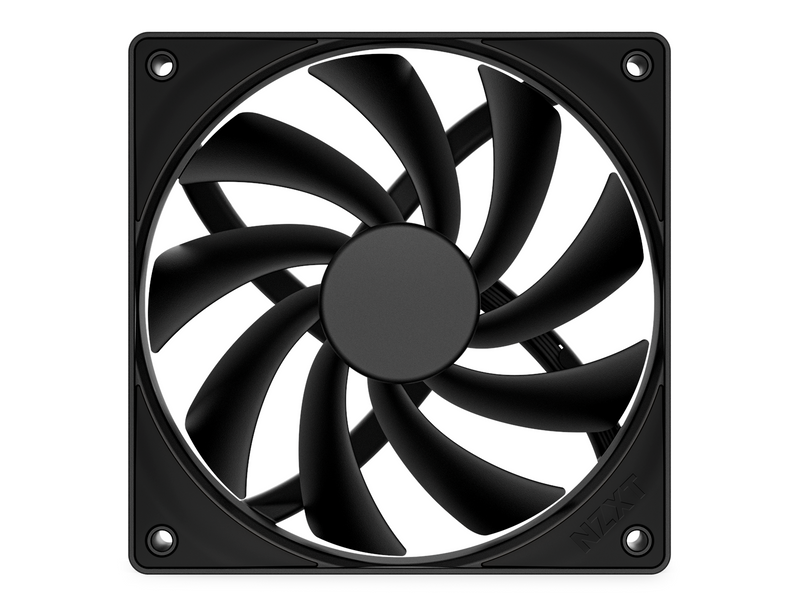 NZXT F120Q V2 Quiet Airflow - Gehäuselüfter - 120mm - Schwarz - 25 dBA
