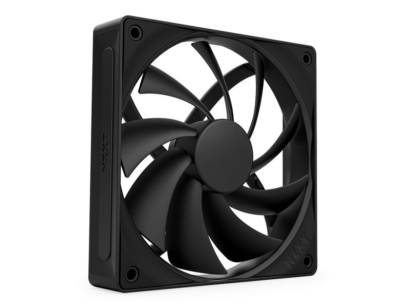 NZXT F120Q V2 Quiet Airflow - Gehäuselüfter - 120mm - Schwarz - 25 dBA