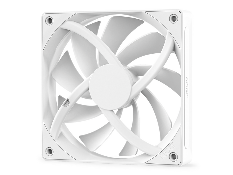 NZXT F120Q V2 Quiet Airflow - Gehäuselüfter - 120mm - Weiß - 25 dBA