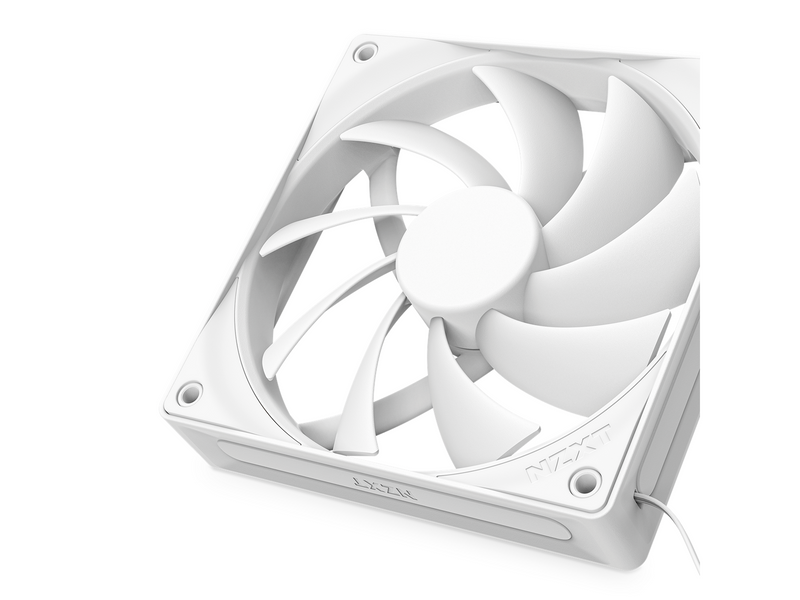 NZXT F120Q V2 Quiet Airflow - Gehäuselüfter - 120mm - Weiß - 25 dBA