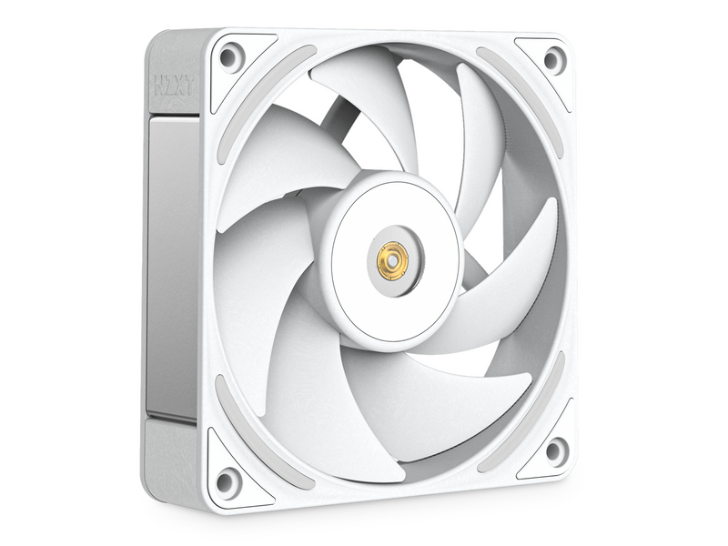 NZXT F120X - Gehäuselüfter - 120mm - Weiß mit RGB LED - 41 dBA