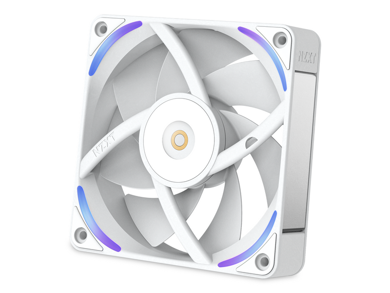 NZXT F120X - Gehäuselüfter - 120mm - Weiß mit RGB LED - 41 dBA