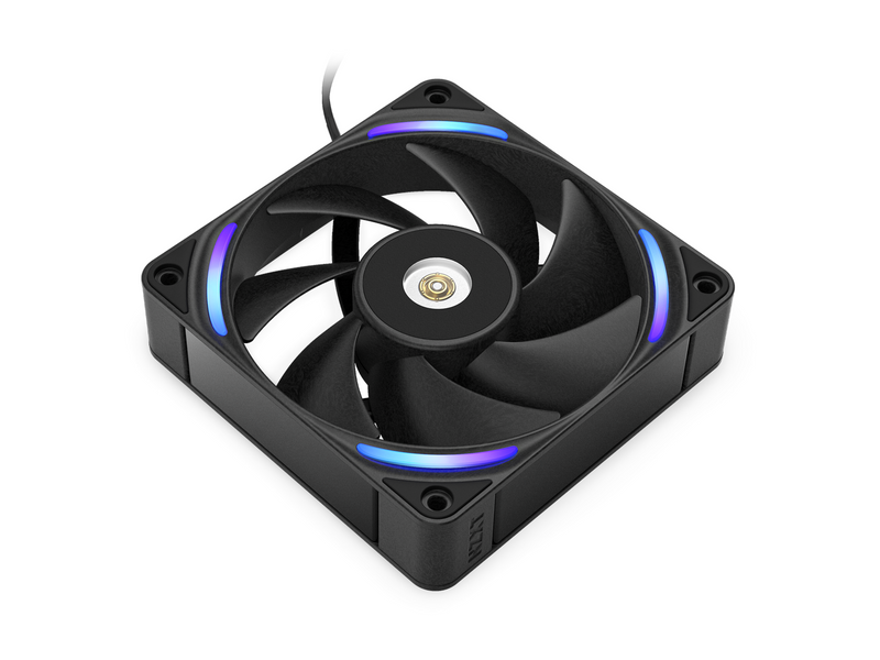 NZXT F120X Performance Fan - Gehäuselüfter - 120mm - Schwarz mit RGB LED - 41 dBA