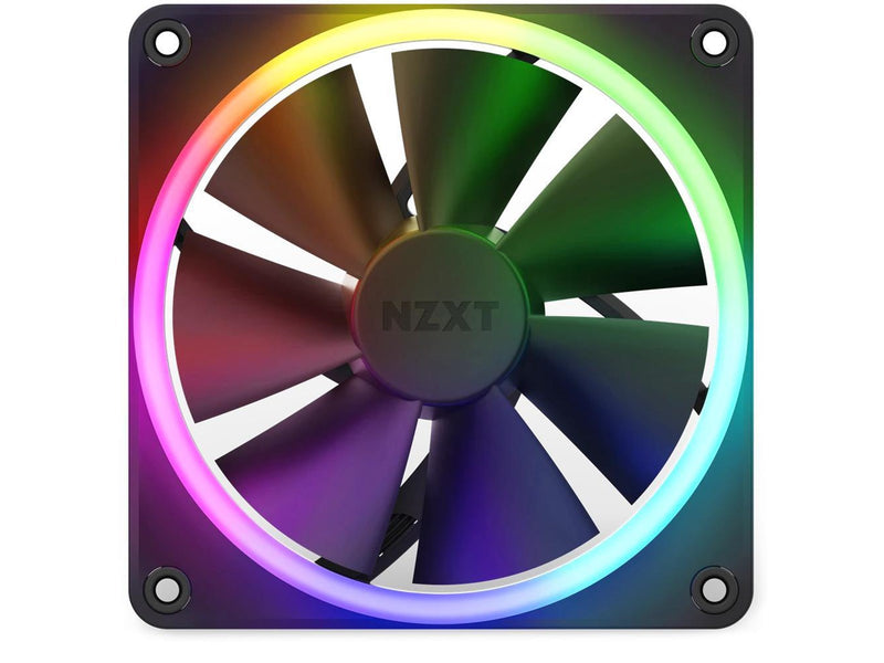 NZXT F140 RGB - Black - Gehäuselüfter - 140mm - Schwarz mit RGB LED - 33 dBA