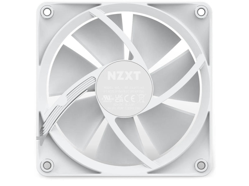 NZXT F140 RGB - White - Gehäuselüfter - 140mm - Weiß mit RGB LED - 33 dBA