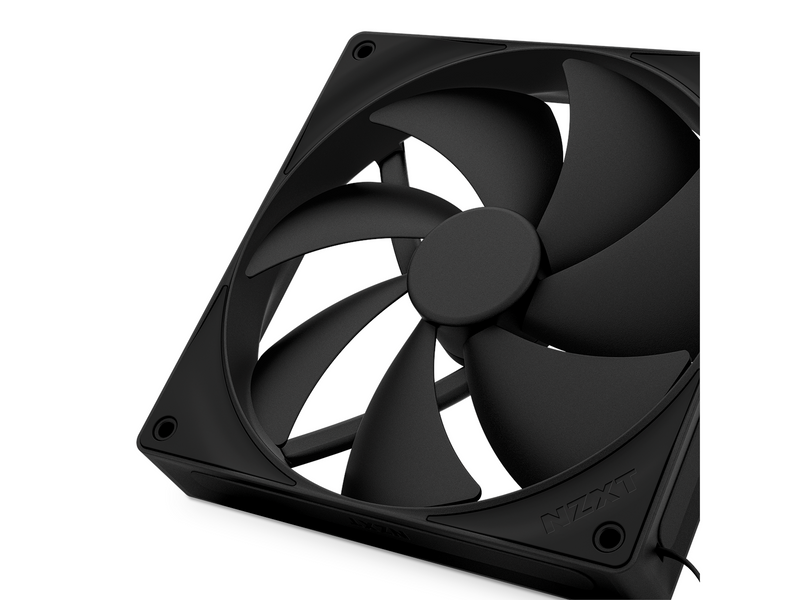 NZXT F140P V2 - Static Pressure - Gehäuselüfter - 140mm - Schwarz - 30 dBA